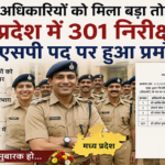 मध्य प्रदेश पुलिस में बड़ा प्रमोशन 301 निरीक्षक बने डीएसपी गृह विभाग ने जारी किए आदेश